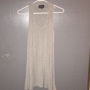 cute casual gray Dress or pool cover up size S